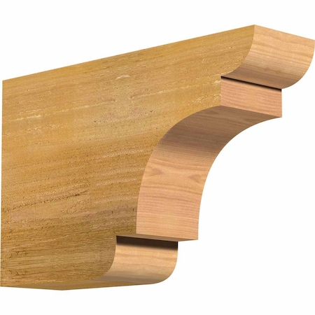 Ekena Millwork New Brighton Rough Sawn Rafter Tail, Western Red Cedar, 4"W x 10"H x 16"L RFT04X10X16NEB00RWR